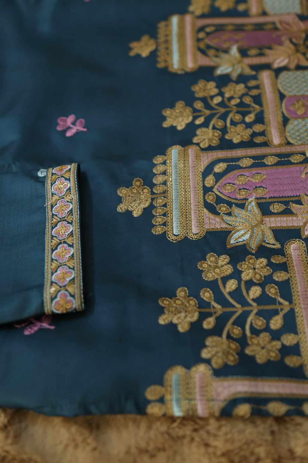 Designer Silk Embroidered Kurta | Regal Look for Special Occasions | Ideal for Festivals, Receptions & Traditional Events