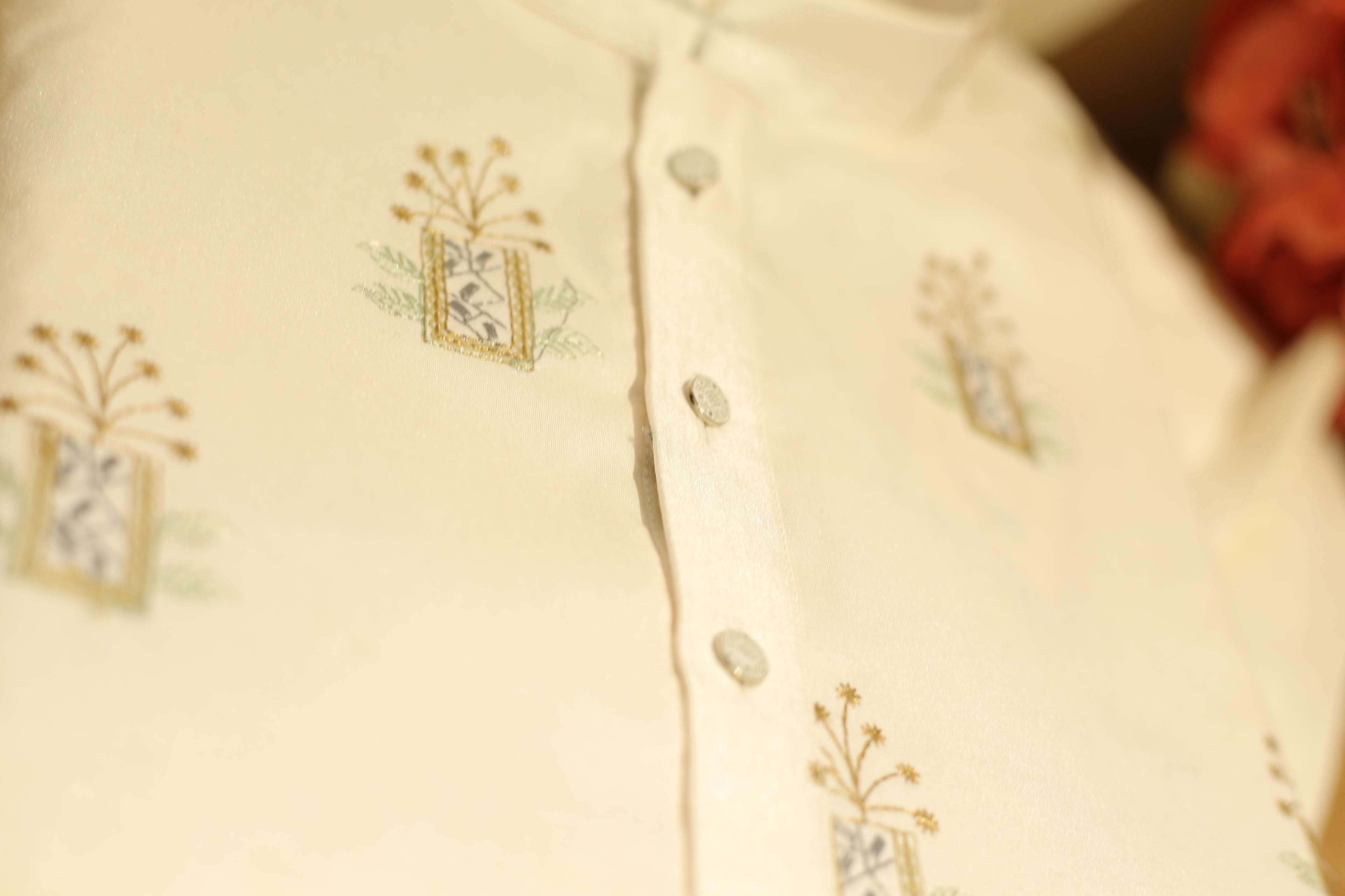 Nayab Style Pure Silk Embroidered Kurta for Special Occasions