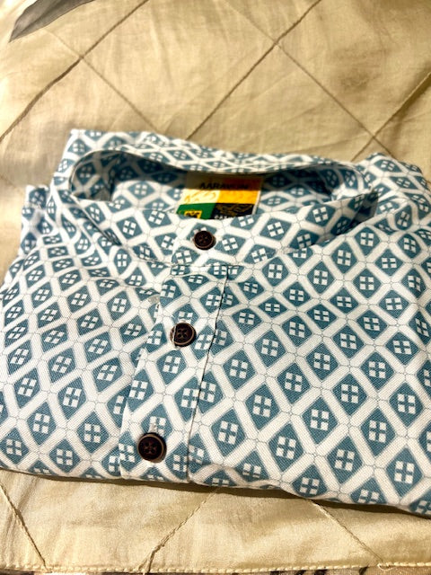 Stylish Printed Short Kurta | Vibrant Prints for a Modern Traditional Look | Soft Fabric with Eye-Catching Patterns