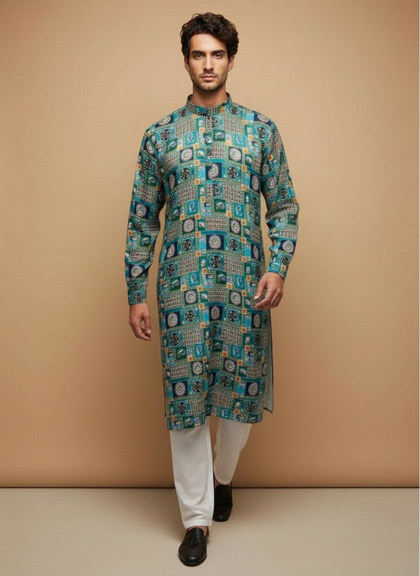Breeze Through Summer in Style – Printed Cotton Kurta