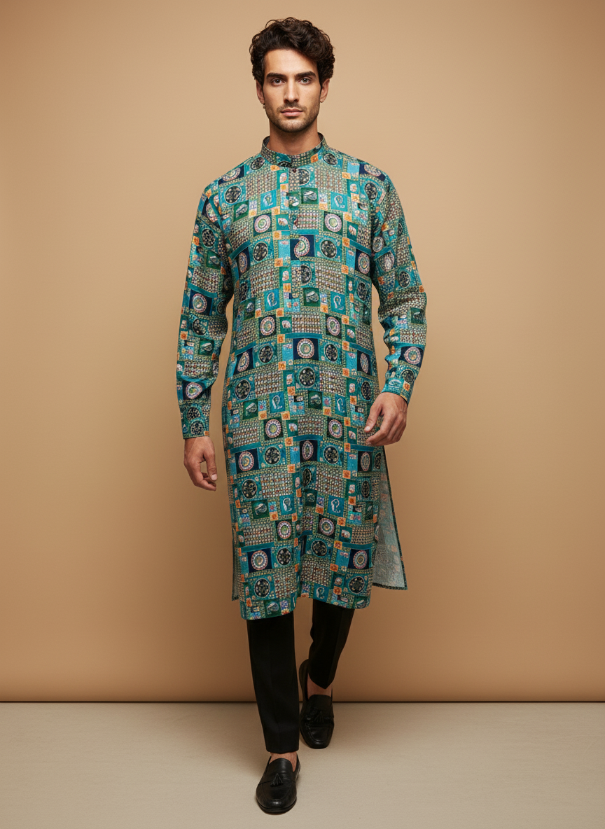 Breeze Through Summer in Style – Printed Cotton Kurtha